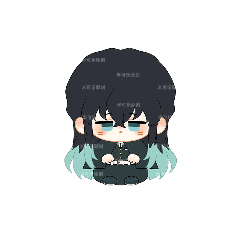 Anime Demon Slayer Tokitou Muichirou Cosplay Cute Plush doll pendant Series Game Backpack decoration Kawaii Gift Keychain 12CM - Macchar Cosplay Catalogue -