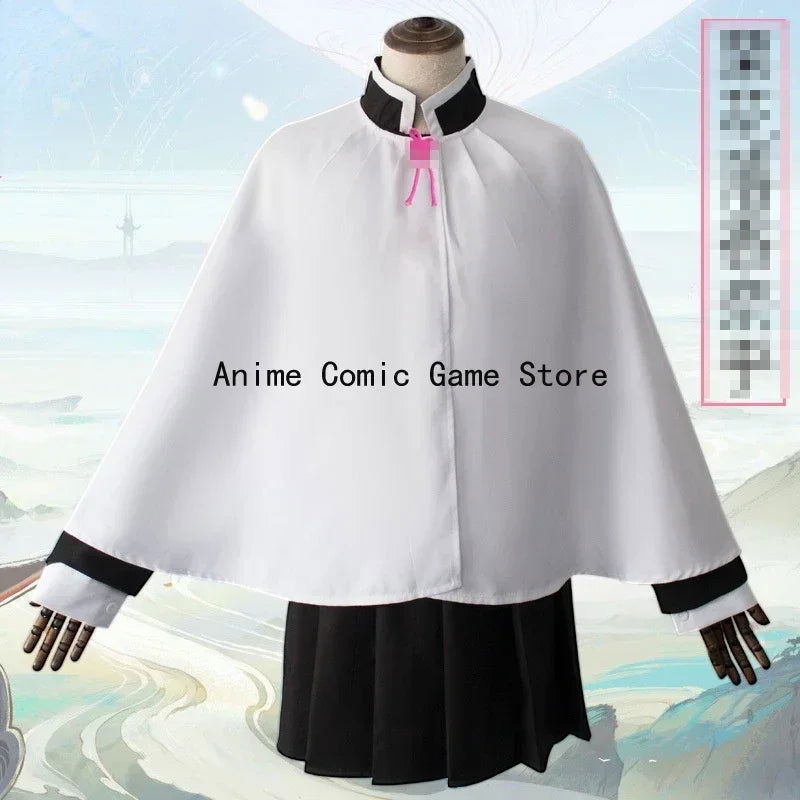 Kanao Tsuyuri Cosplay Costume Wig Anime Kimetsu Cosplay Halloween Party Outfit for Women Girls - Macchar Cosplay Catalogue -