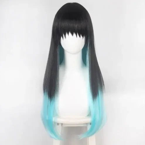 Adult Girl Aime Tokitou Muichirou Cosplay Costume Demon Slayer Cosplay Kimetsu No Yaiba Kisatsutai Uniform Wig Halloween Costume - Macchar Cosplay Catalogue  - 