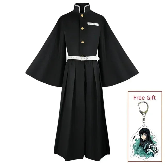 Adult Girl Aime Tokitou Muichirou Cosplay Costume Demon Slayer Cosplay Kimetsu No Yaiba Kisatsutai Uniform Wig Halloween Costume - Macchar Cosplay Catalogue  - 