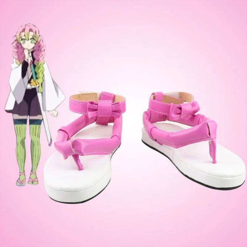Anime Comic Demon Slayer Kimetsu no Yaiba Cosplay Shoes Boots Kanroji Mitsuri Cosplay Shoes Kimetsu No Yaiba Cosplay Shoes | Macchar Cosplay Catalogue