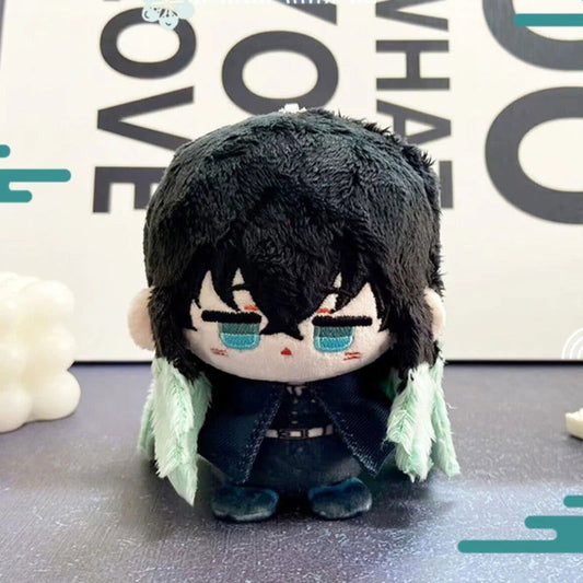 Anime Demon Slayer Tokitou Muichirou Cosplay Cute Plush doll pendant Series Game Backpack decoration Kawaii Gift Keychain 12CM | Macchar Cosplay Catalogue