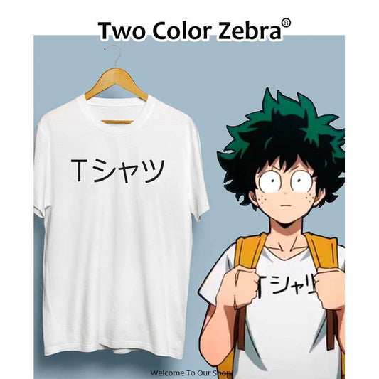 Anime My Hero Academia Midoriya Izuku Deku T-Shirt Cosplay Boku No Hero Academia Cartoon Casual  Tee Shirt Tops Women Men | Macchar Cosplay Catalogue