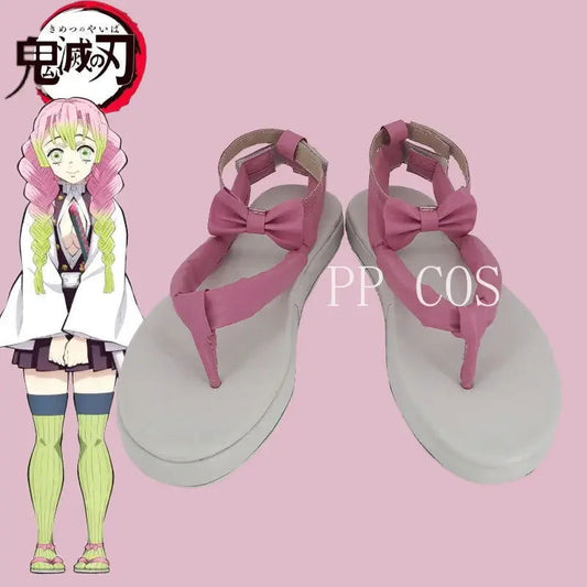 Demon Slayer Kanroji Mitsuri Cosplay Shoes Slayer Kimetsu No Yaiba Nezuko Mitsuri Kanroji Cosplay Women Adult Kisatsutai | Macchar Cosplay Catalogue