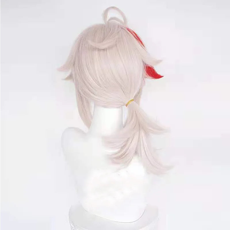Kazuha Cosplay Wig Genshin Impact Kazuha Cosplay Wig High Temperature Silk Rose Inner Mesh Wig Halloween Party