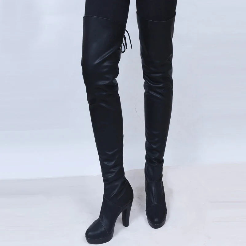 NieR: Automata YoRHa No.2 Type B Cosplay Shoes 2B Cosplay Boots Wig for Women Girl Halloween High Heels Shoes Custom